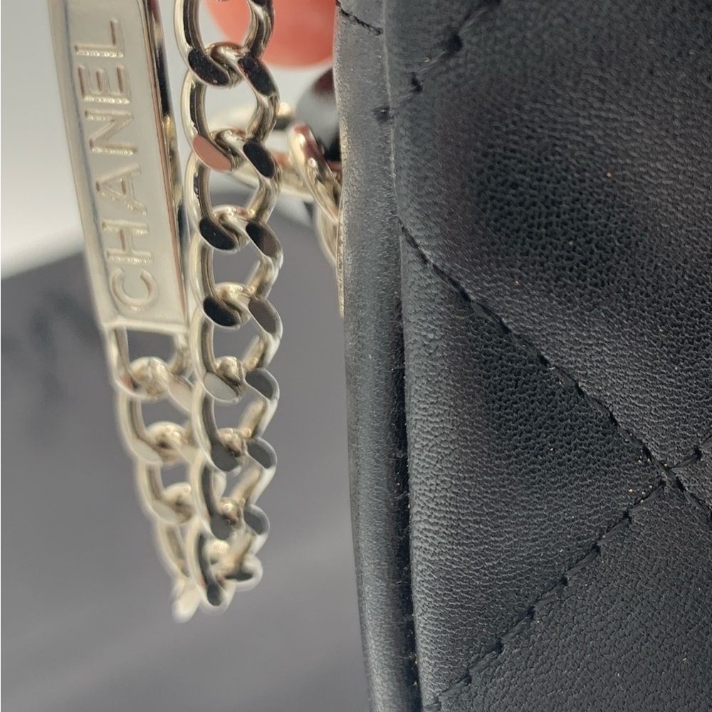 Chanel CC Cambon Crossbody Shoulder Bag Black/Pink - Picture 9 of 11